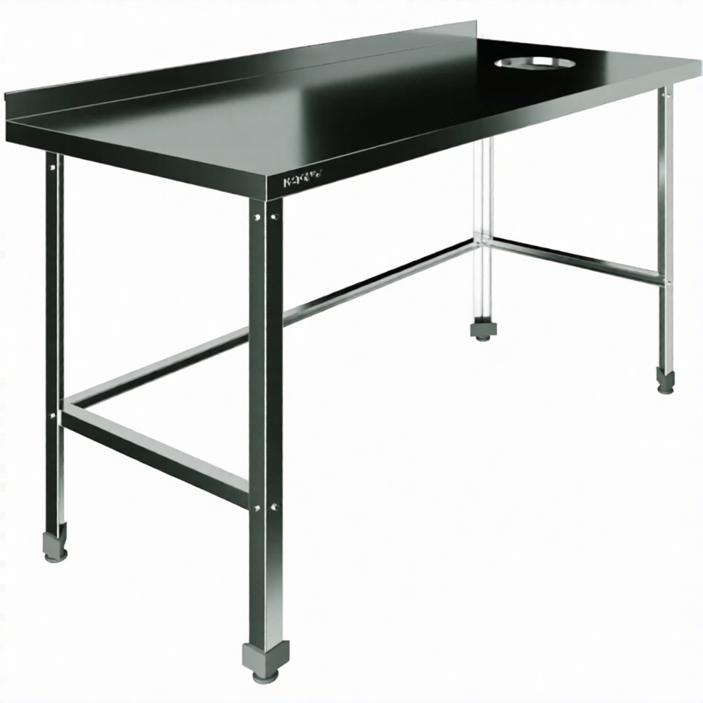 Стол для сбора пищевых отходов с бортом СПО-9/6-БО-П-ЭЦ