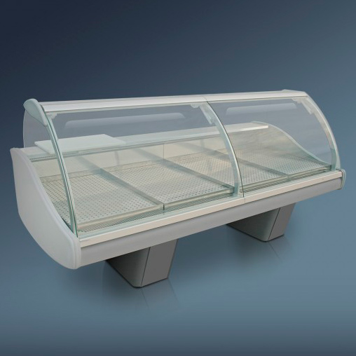 Витрина холодильная угловая 45° «Диона» ВС-21 УВ вентилируемая