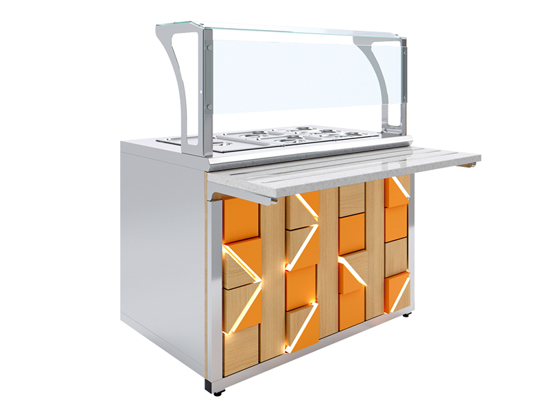 Мармит вторых блюд паровой Luxstahl МВП (С)-1200 Premium