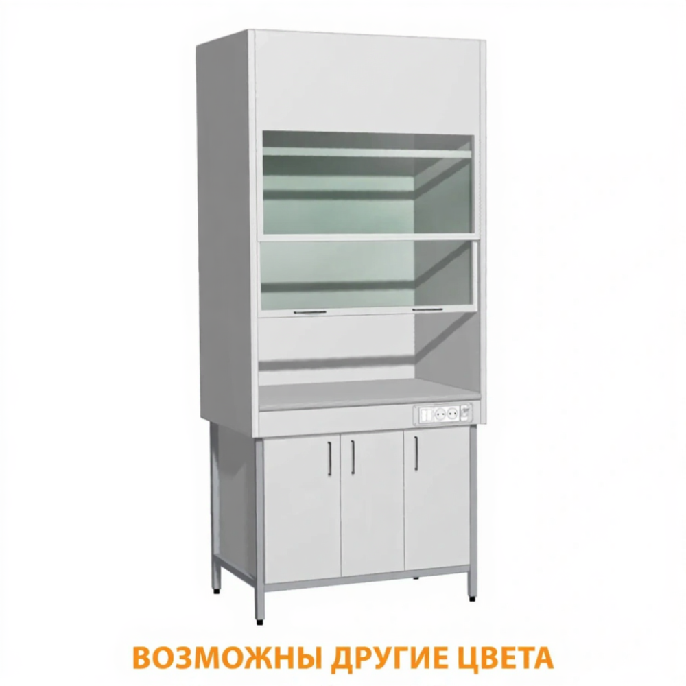 Шкаф вытяжной металлический «Премиум» (столешница керамика) ШМВ-4 (1500х680х2200)