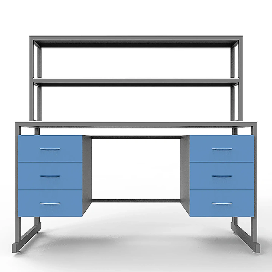 Стол лабораторный с керамикой СЛк 21.012 (белый)