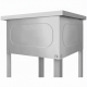 Ванна моечная ВМСн 1010 (860х1010х530)  1 м/о 350х910х430 (ножка угловая)