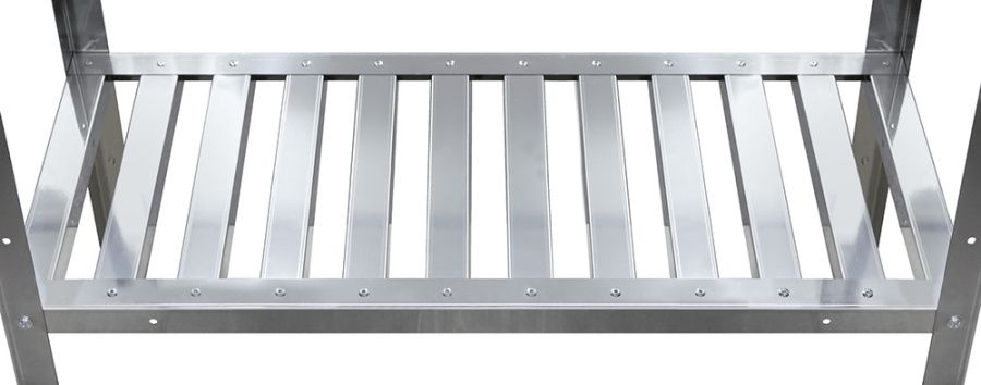 Стеллаж кухонный с решетчатыми полками Luxstahl СРРП-1800*600*300