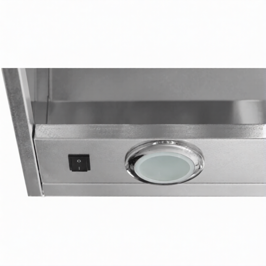 Зонт вытяжной универсальный ЗВУб 400х800х1000 «Base» (к-т светильников)