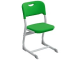 Стул школьный ученический 5-7 г/р "Логика" PL регулируемый (зеленый, м/к белый)