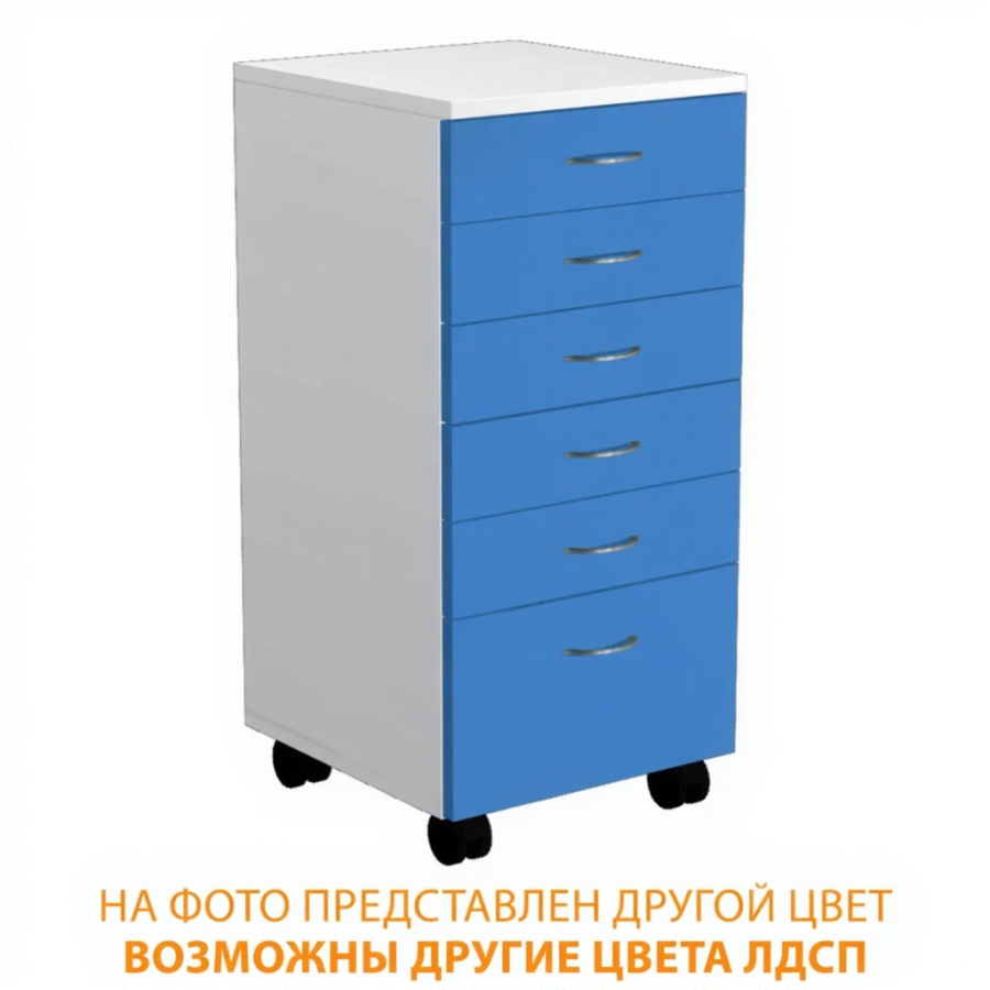 Тумба подкатная ТП-6.1 (ЛДСП белый)