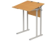 Стол для черчения и рисования школьный 3 г/р нерегулируемый СТЧ1.3 (бук, м/к серый, квадратная труба)