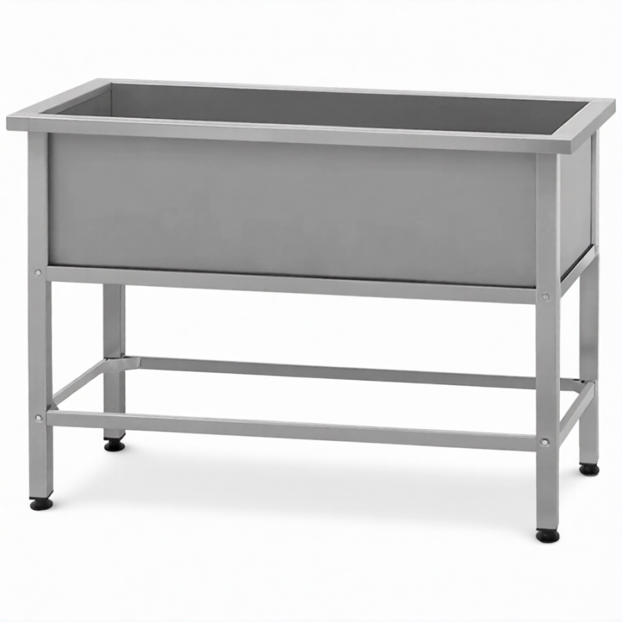 Ванна моечная ВМСн 1210 (860х1210х630)  1 м/о 350х1110х530 (ножка проф., тр. 40х40)