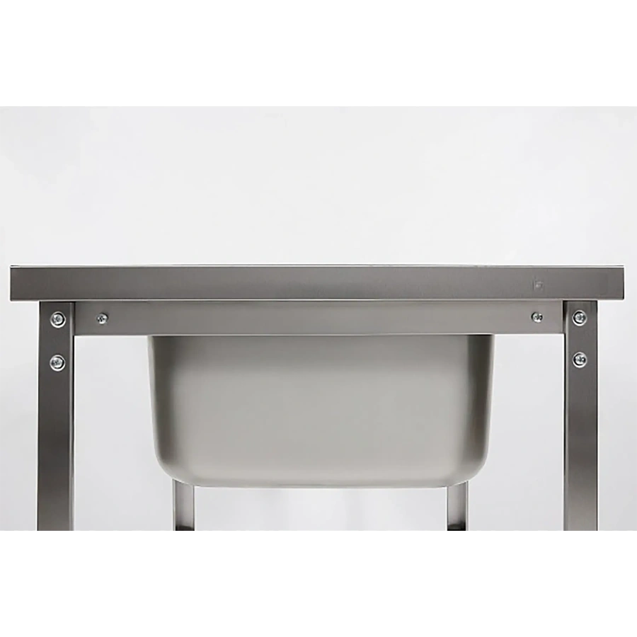 Ванна моечная односекционная цельнотянутая с бортом ВМЦ-1/6/7-БО-ЭН